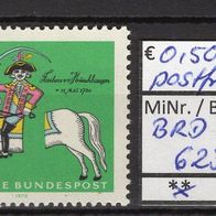 BRD / Bund 1970 250. Geburtstag von Freiherr von Münchhausen MiNr. 623 postfrisch