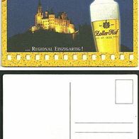 Bierdeckel (RS: Burg Hohenzollern Hechingen) Brauerei Zoller-Hof Sigmaringen