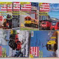 Modelleisenbahner - 8 Zeitschriften - 7 / 8 / 9 / 10 / 11 / 12 - 2019 u.1 / 2 - 2020