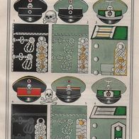 12 Sammelbilder aus Romanheften Der Landser ca. DIN A 5