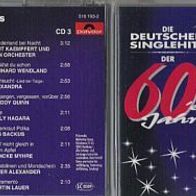 Die Deutschen Singlehits der 60´er Jahre CD 3 (18 Songs) CD
