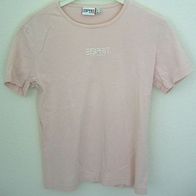 Schönes ESPRIT Shirt T-Shirt kurzarm, rosa mit Aufschrift, Gr. M