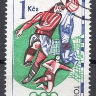 Tschechoslowakei 1964 - Fussball Mi.- Nr. 1490 gest. (3313)