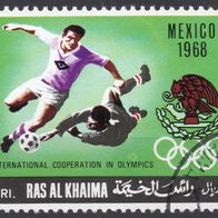 Ras Al Khaima 1969 - Fussball Mi.- Nr. 312 gest. (3296)