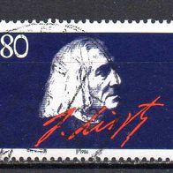 Bund BRD 1986, Mi. Nr. 1285, Todestag Franz Liszt, gestempelt #11295