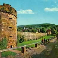 63654 Büdingen Stadtmauer mit Untertor 1977