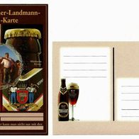 ALT ! Reklame-Postkarte "Märkischer Landmann" : Kindl-Brauerei Berlin