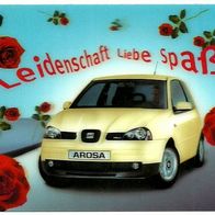 Reklame-Ansichtskarte (Wackelkarte, 3D) : SEAT AROSA (Kleinwagen, 1997 bis 2004)