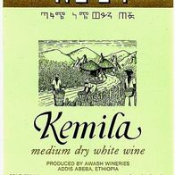 ALT ! Weinetikett "Kemila" Awash Wineries Addis Abeba Äthiopien (Ethiopia)