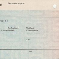 Alte Fahrkarte DB 096856631 EC/ IC - Zuschlag am 30.05.1995