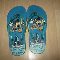 tolle Zehentrenner / Flip Flops Disney Mickey Mouse Gr. 34/35 (8) top (0913)