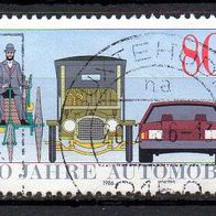 Bund BRD 1986, Mi. Nr. 1268, 100 Jahre Automobile, gestempelt #11352