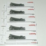 Märklin 74491 neu OVP 5 x Elektrischer Weichenantrieb für C Gleis Weichen