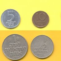 Münzen Israel Lot 1980 - 1985