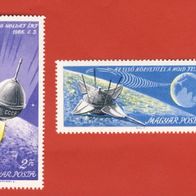 Ungarn 1966 Mi.2218.A. - 2219.A. kompl. Postfrisch