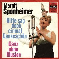 7"SPONHEIMER, Margit · Bitte sag doch einmal Dankeschön (RAR 1964)