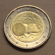 2 Euro € Luxemburg Letzeburg 2007 Römische Verträge RV Sondermünze Gedenkmünze