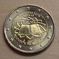 2 Euro € Niederlande Nederlanden 2007 Römische Verträge RV Sondermünze Gedenkmünze