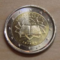 2 Euro € Spanien Spain Espana 2007 Römische Verträge RV Sondermünze Gedenkmünze