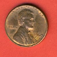 USA 1 Cent 1960 D.
