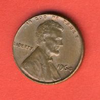 USA 1 Cent 1964