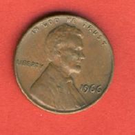 USA 1 Cent 1966