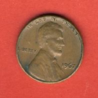 USA 1 Cent 1967