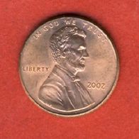 USA 1 Cent 2002