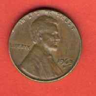 USA 1 Cent 1963.D.