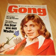 Gong Heft 46 vom 17.11. bis 23. 11. 1973 Staralbum Uwe Friedrichsen