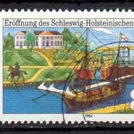 Bund BRD 1984, Mi. Nr. 1223, Schleswig-Holstein-Canal, gestempelt #11520