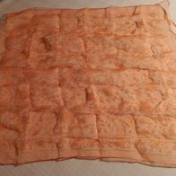 hübsches oranges Tuch transparent