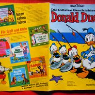 Ehapa, "Die Tollsten Geschichten von Donald Duck" Orginal Nr. 9 Zust. (1-2 )