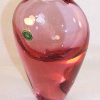 Bohemia ZBS - Glas Vase, Design Miroslav Klinger, gemarkt und signiert, 60er Jahre