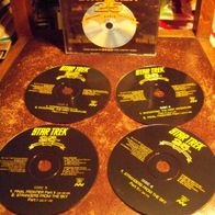 Star Trek 25 Anniversary Audio Collection 3 books on 4 CDs Steph. Erickson 1991