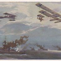 AK Wasserflugzeuge ü d engl Flotte - Luftflotten-Verein - Patriotika - 1. WK (48255)