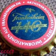 Frankenheim 140 Jahre Aktion 2013 Brauerei Bier Kronkorken Jubiläum neu in unbenutzt