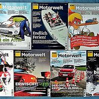 7 x ADAC motorwelt 2015 - Hefte Nr. 5 bis 11 - Neuheiten - Tests und vieles mehr