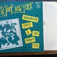 12" Grandmaster Flash & tff - New York New York - Vinyl Maxi Single 33 rpm RAR