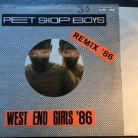 12" Pet Shop Boys - West end girls 1986-Remix - rare Vinyl-Maxi-Single!