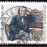 Bund BRD 1983, Mi. Nr. 1177, Geburtstag Johannes Brahms, gestempelt #11713
