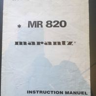 Marantz Bedienungsanleitung Audio Rack MR 820