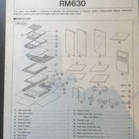 Marantz Bedienungsanleitung Audio Rack RM630
