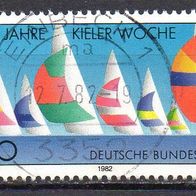 Bund BRD 1982, Mi. Nr. 1132, 100 Jahre Kieler Woche, gestempelt #11851
