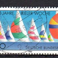 Bund BRD 1982, Mi. Nr. 1132, 100 Jahre Kieler Woche, gestempelt #11852