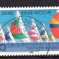 Bund BRD 1982, Mi. Nr. 1132, 100 Jahre Kieler Woche, gestempelt #11853