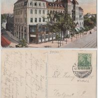 Plauen Vogtland 1912 Litho Conditorei und Caffe Trömmel geschrieben an Hedwig Nickelt