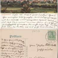 Sangerhausen 1905 Gesamtansicht geschrieben an-Pastor-Mittschalk-Gehlberg