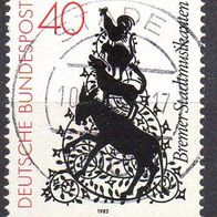 Bund BRD 1982, Mi. Nr. 1120, Bremer Stadtmusikanten, gestempelt #11888