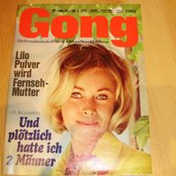 Gong 1971 Heft 17 ( 24.4. - 30.4.71) Lilo Pulver Ute Zingelmann